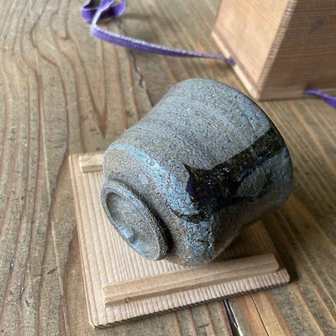 片口古唐津盃　江戸時代　酒器　ぐい呑　箱あり 片口古唐津盃 江戸時代 酒器 ぐい呑 箱あり - メルカリ